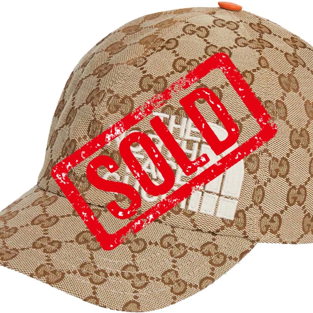 Gucci x The North Face Monogram Cap ‼️SOLD‼️